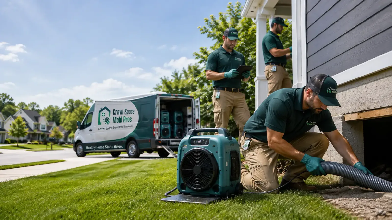 Crawl Space Mold Removal in Grass Valley, CA